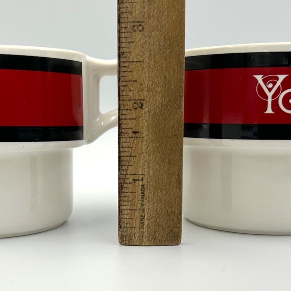 VTG Me & You Stacking Mugs Retro Anniversary Couple Wedding Shower Gift Japan - Picture 7 of 7